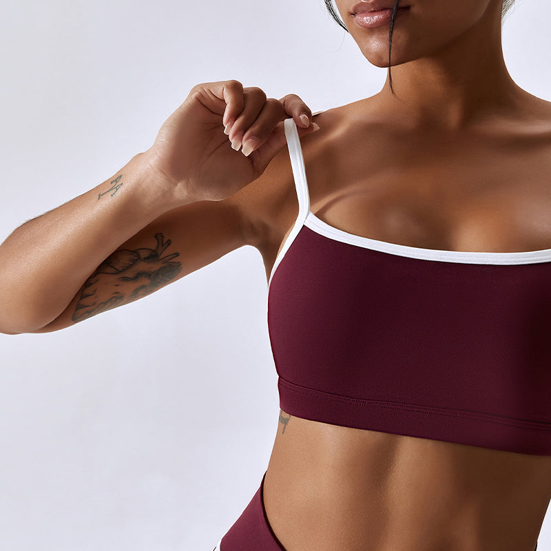 Shockproof Quick Drying Tight Fitness Yoga Tops & Pants for Running, Exercise