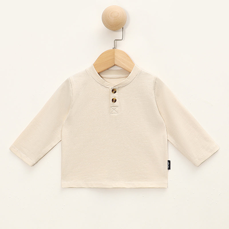 Baby and Child Solid Color Basic Long Sleeve