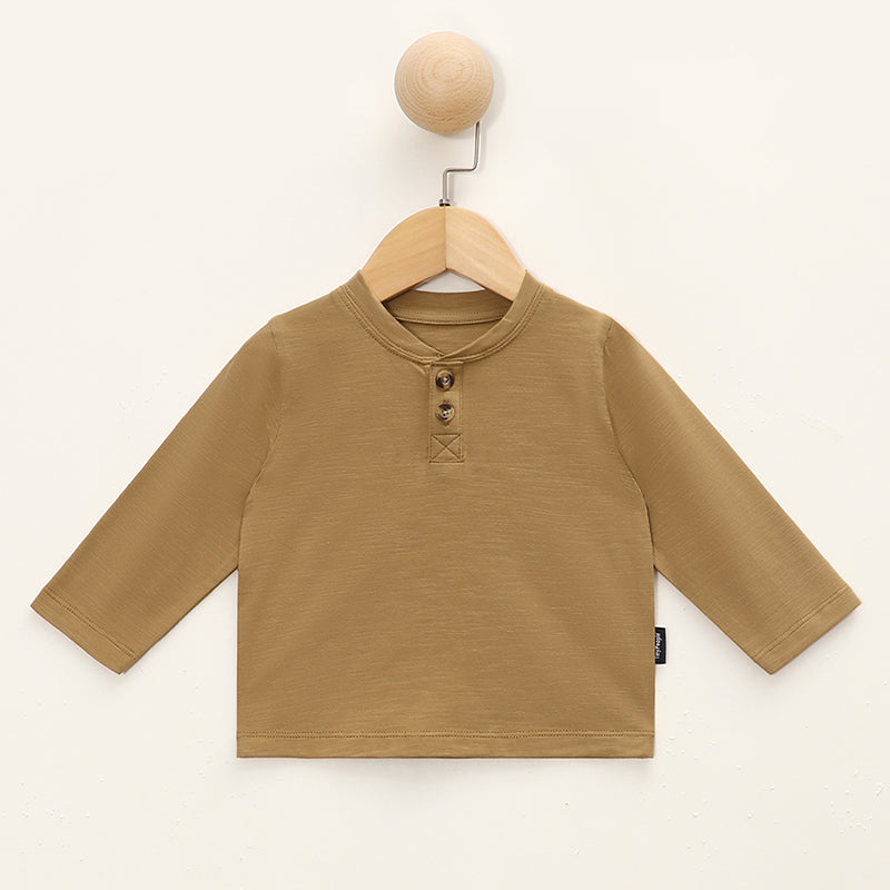 Baby and Child Solid Color Basic Long Sleeve