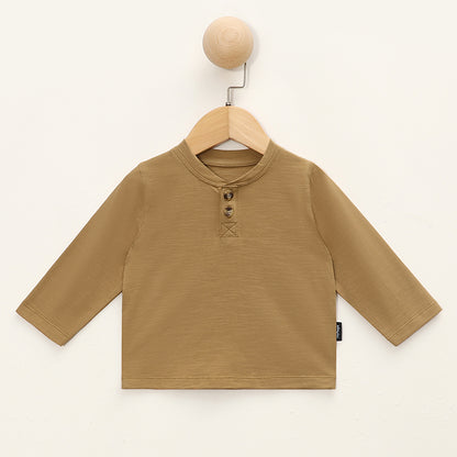 Baby and Child Solid Color Basic Long Sleeve