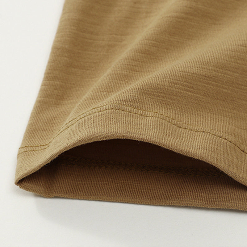 Baby and Child Solid Color Basic Long Sleeve