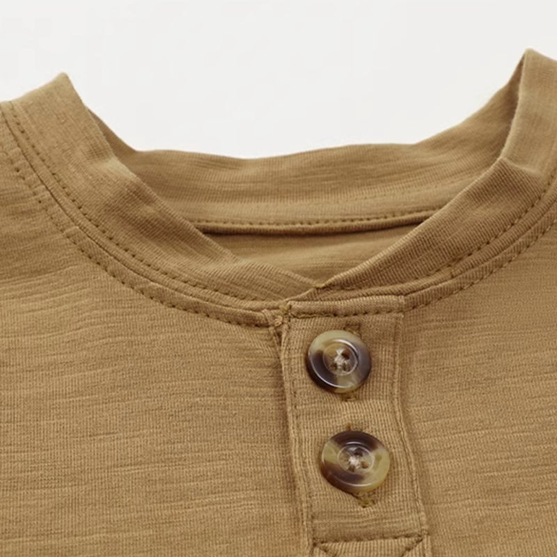 Baby and Child Solid Color Basic Long Sleeve