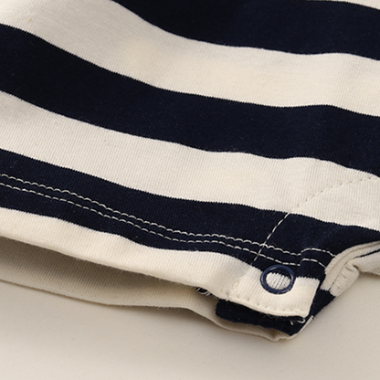 Thin Oversized Onesie Striped Outer Wear Jumpsuit for Summer