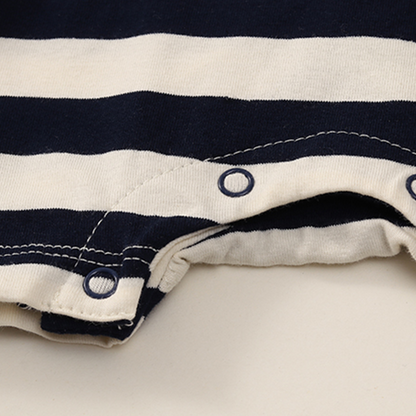 Thin Oversized Onesie Striped Outer Wear Jumpsuit for Summer