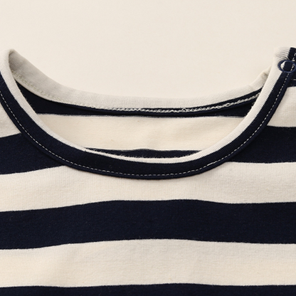 Thin Oversized Onesie Striped Outer Wear Jumpsuit for Summer