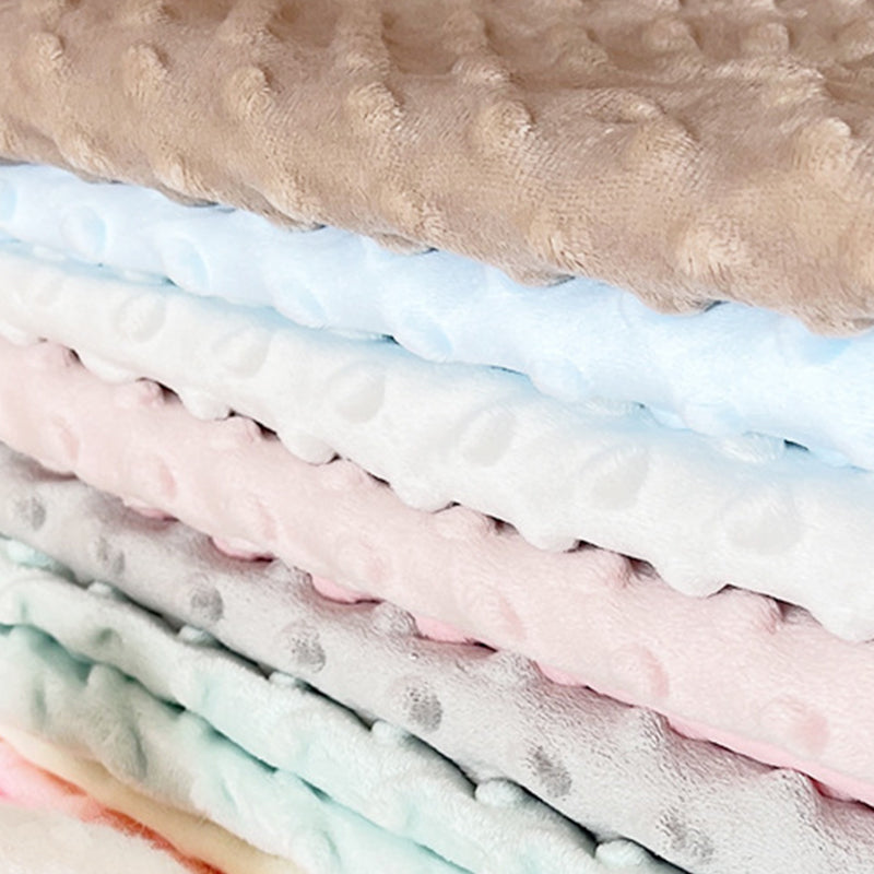 Ultra Soft Plush 52"x28" Minky Dot Fitted Standard Crib Mattress Sheet for Baby Girls Boys Neutral