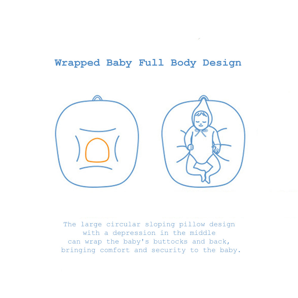Minky Dots Newborns Babies Pillow with Hand Carry Strap