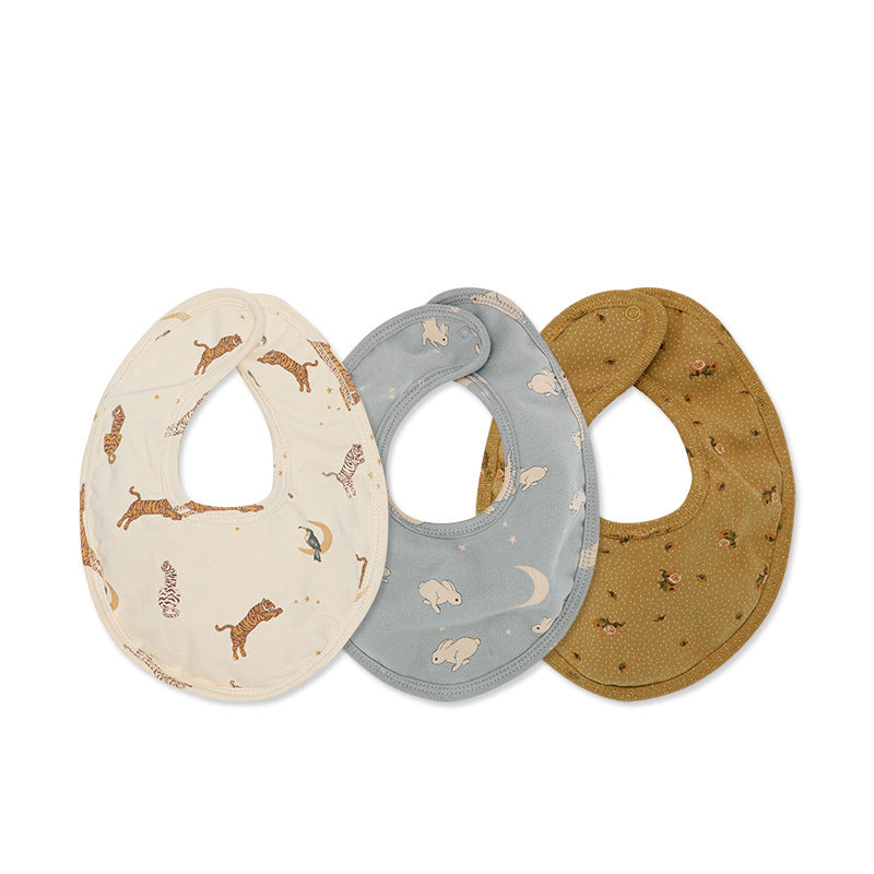Soft 2-Side Banana Bibs 3 Pack