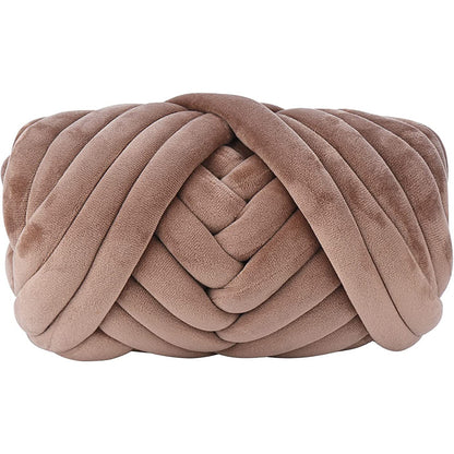 4.4LBS 50mm Cotton Tubes Velour Bumper Tubes for Knot Pillow Weaving DIY