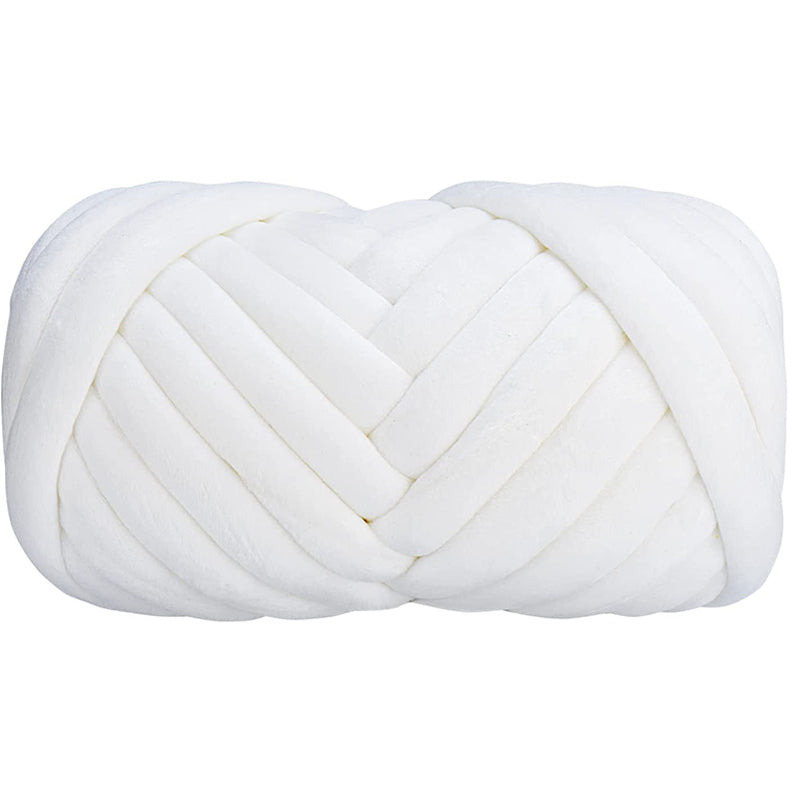4.4LBS 50mm Cotton Tubes Velour Bumper Tubes for Knot Pillow Weaving DIY