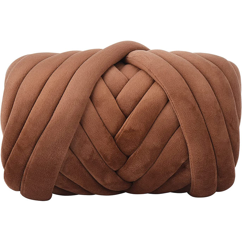 4.4LBS 50mm Cotton Tubes Velour Bumper Tubes for Knot Pillow Weaving DIY