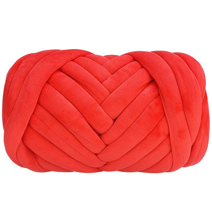 4.4LBS 50mm Cotton Tubes Velour Bumper Tubes for Knot Pillow Weaving DIY