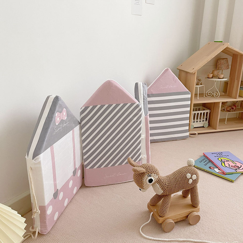 Ensemble de 4 pièces de coussinets de clôture souples anti-collision pour bébés et enfants 