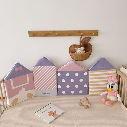 4 Pieces Set Soft Fence Pads Anti-Collision For Baby & Kids
