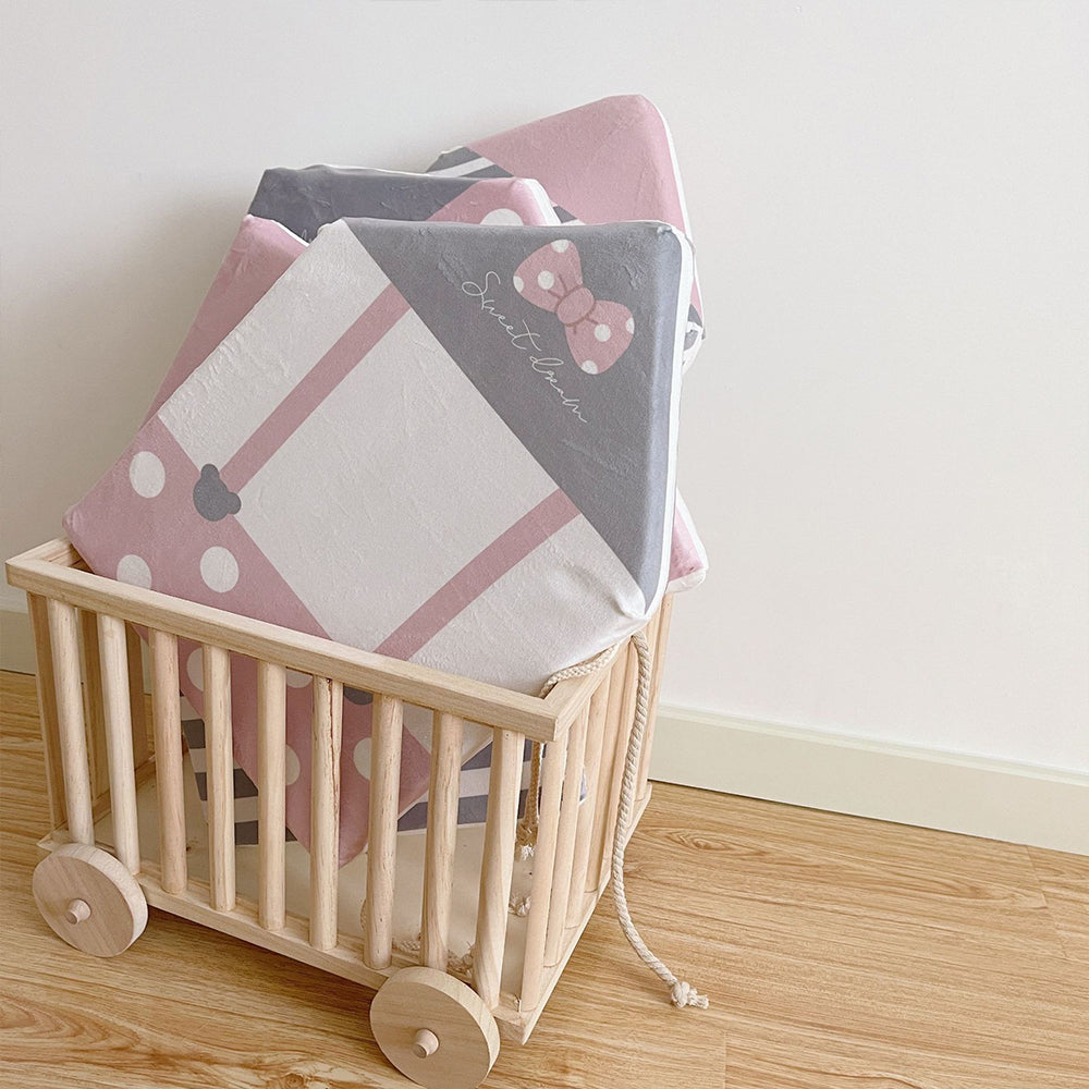 4 Pieces Set Soft Fence Pads Anti-Collision For Baby & Kids