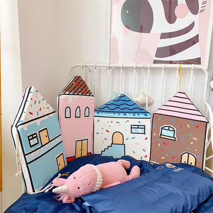 4 Pieces Set Soft Fence Pads Anti-Collision For Baby & Kids