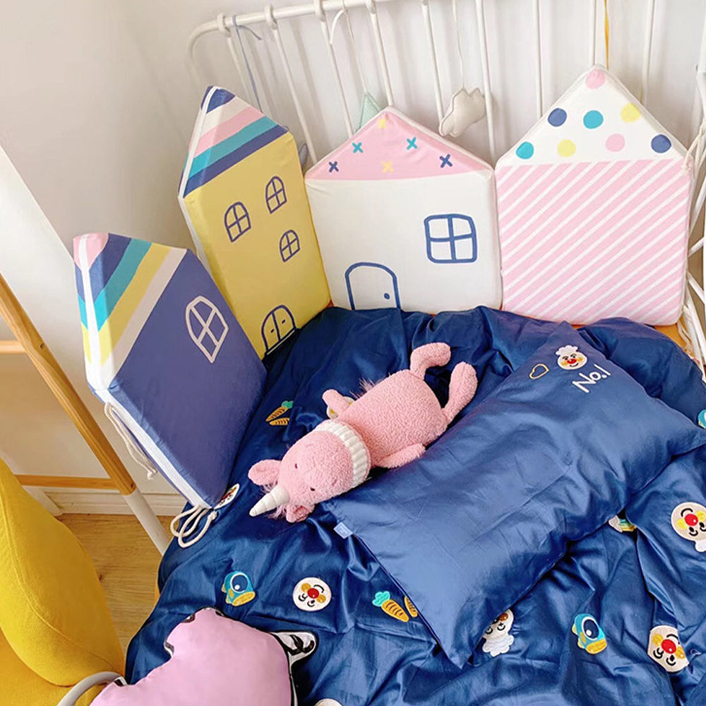 Ensemble de 4 pièces de coussinets de clôture souples anti-collision pour bébés et enfants 