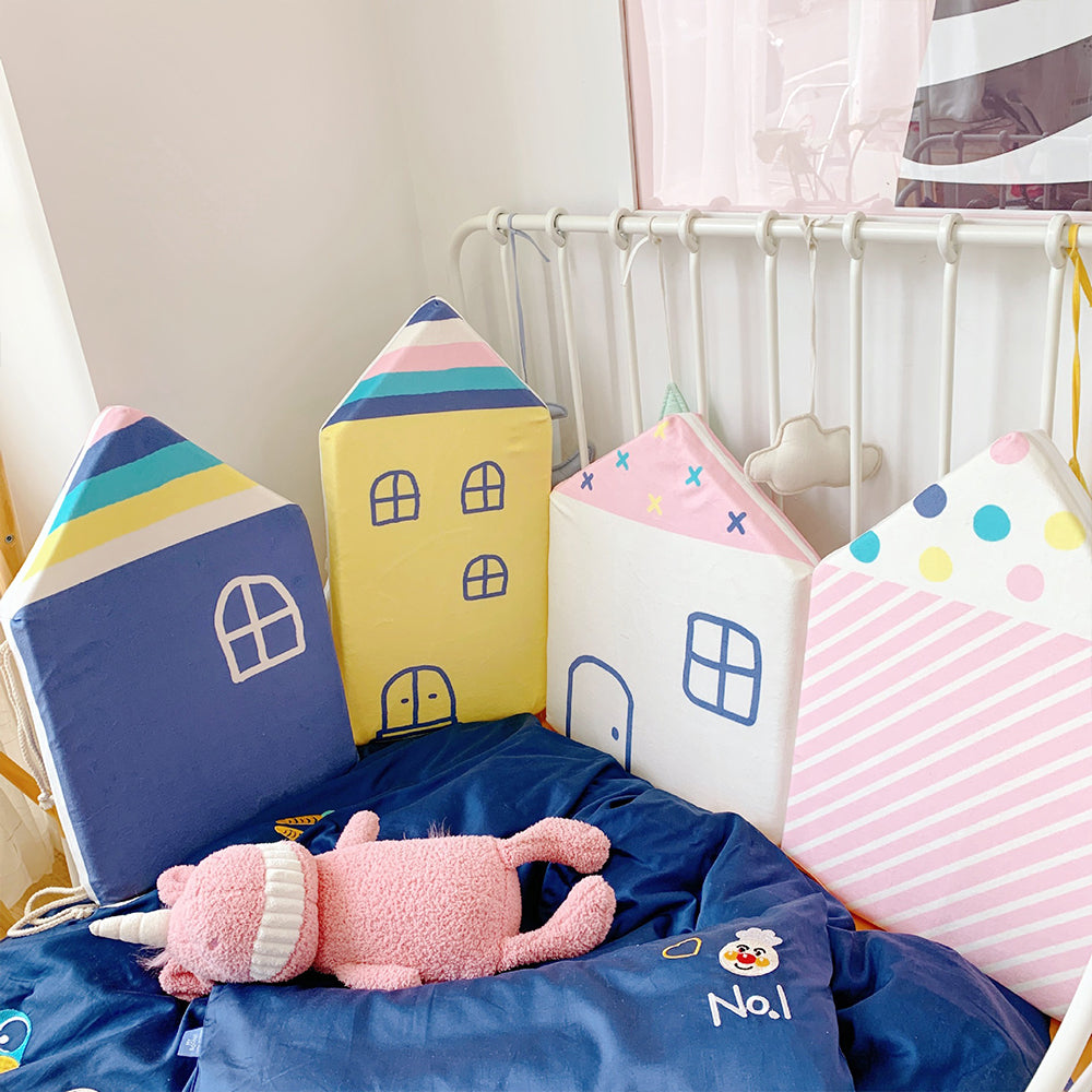 4 Pieces Set Soft Fence Pads Anti-Collision For Baby & Kids