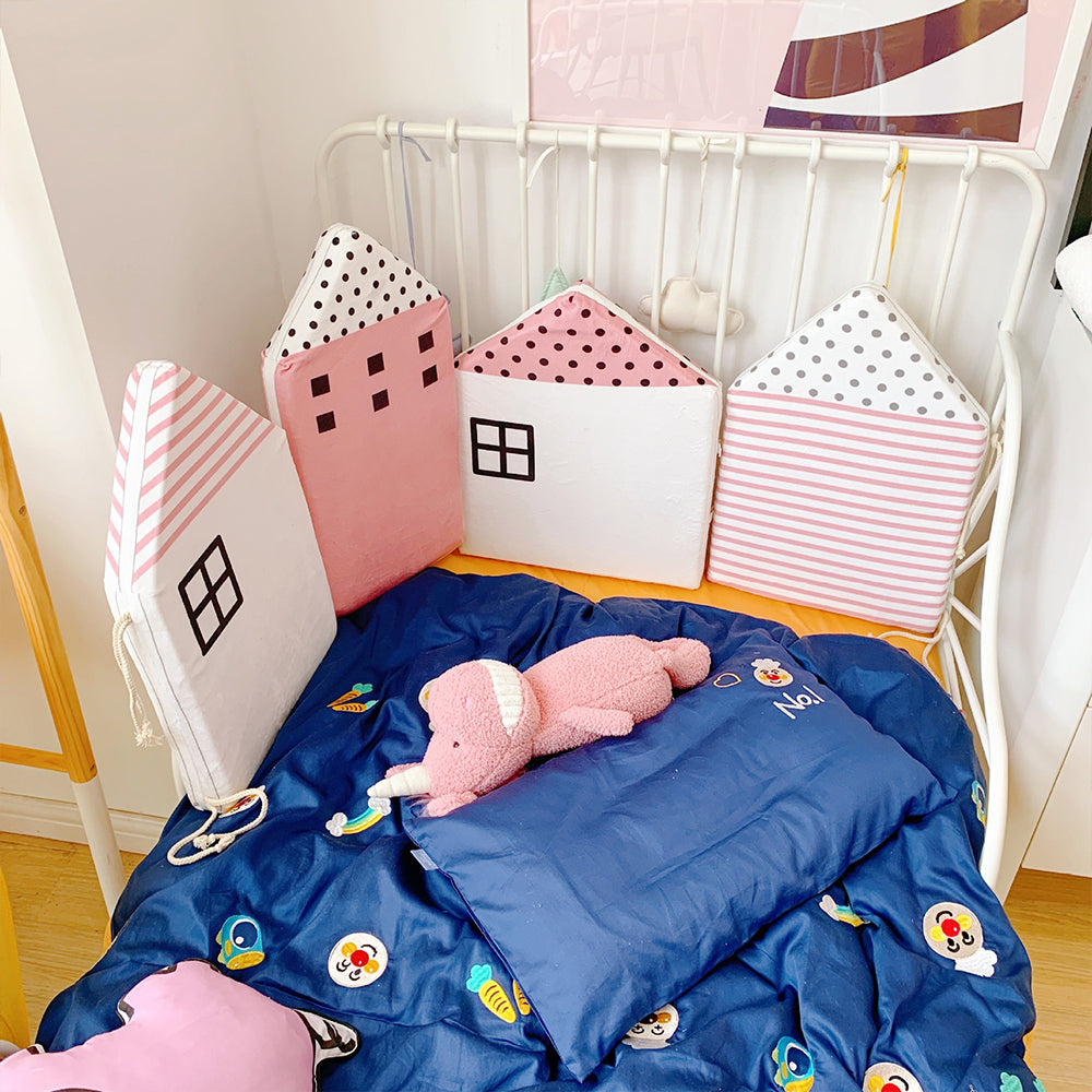 Ensemble de 4 pièces de coussinets de clôture souples anti-collision pour bébés et enfants 