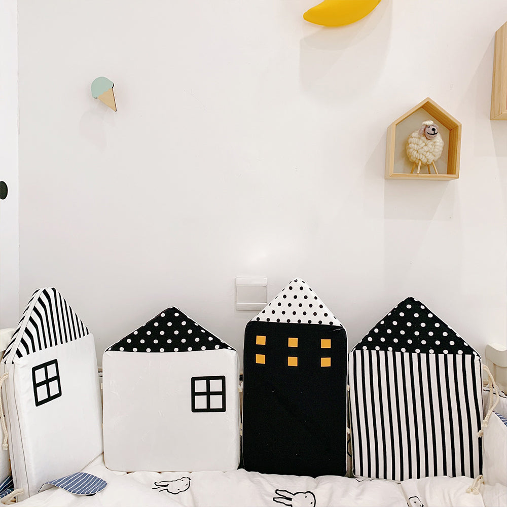 Ensemble de 4 pièces de coussinets de clôture souples anti-collision pour bébés et enfants 