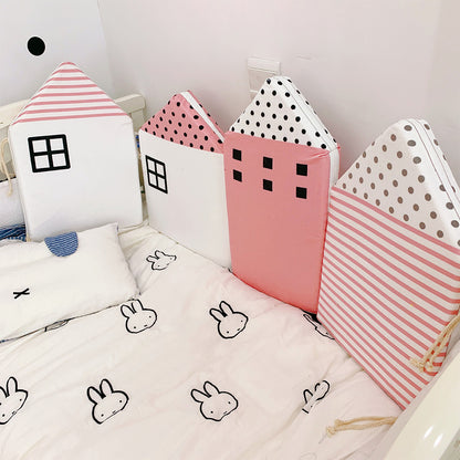 4 Pieces Set Soft Fence Pads Anti-Collision For Baby & Kids