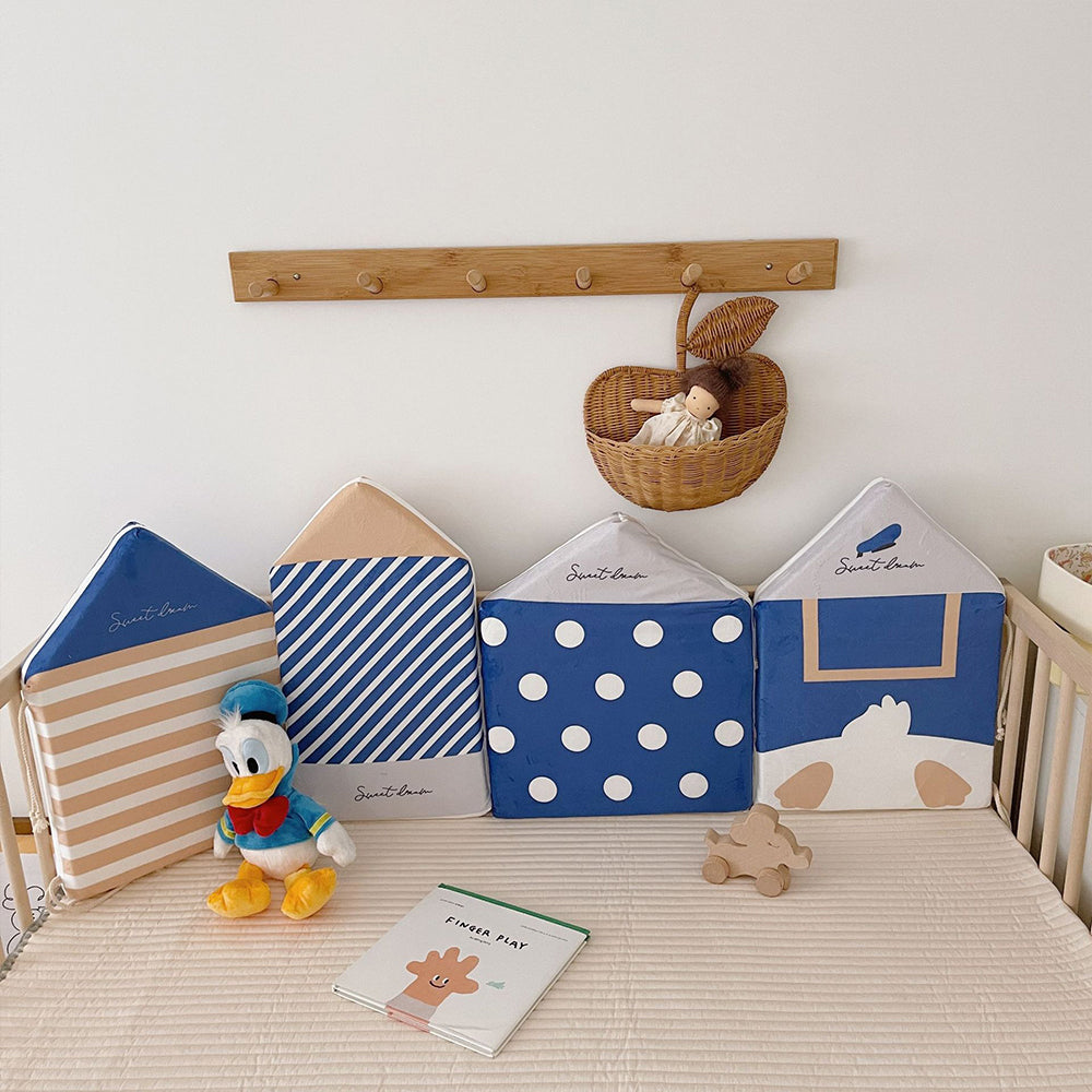 Ensemble de 4 pièces de coussinets de clôture souples anti-collision pour bébés et enfants 