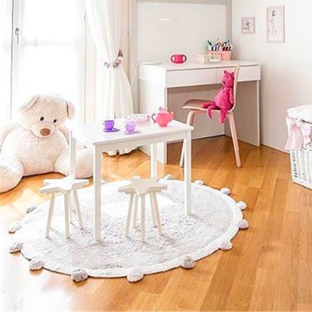 Tapis de jeu antidérapant fait à la main de 47 po