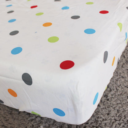 Ensemble de literie pour lit de bébé 8 pièces Alphabets et patch d'animaux 3D 