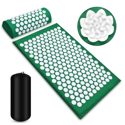 Ensemble tapis et oreiller d'acupression 