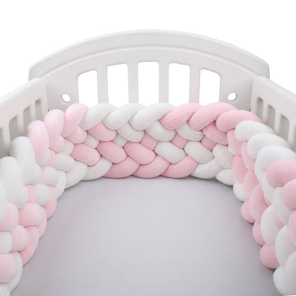 6-Knotted Custom Handmade Bedding Long Cushion Crib Padding