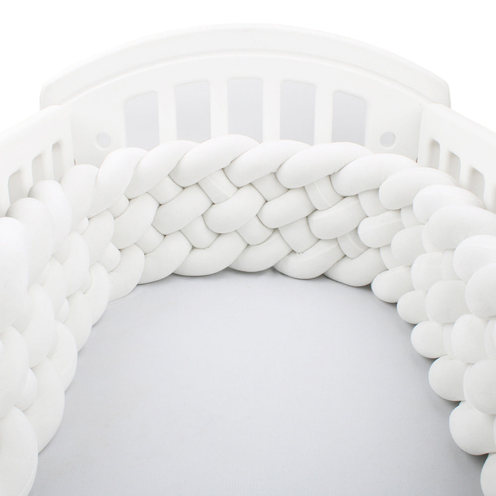 6-Knotted Custom Handmade Bedding Long Cushion Crib Padding