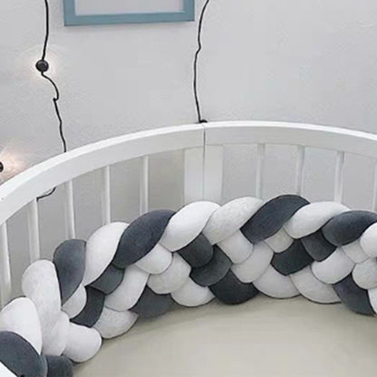 6-Knotted Custom Handmade Bedding Long Cushion Crib Padding