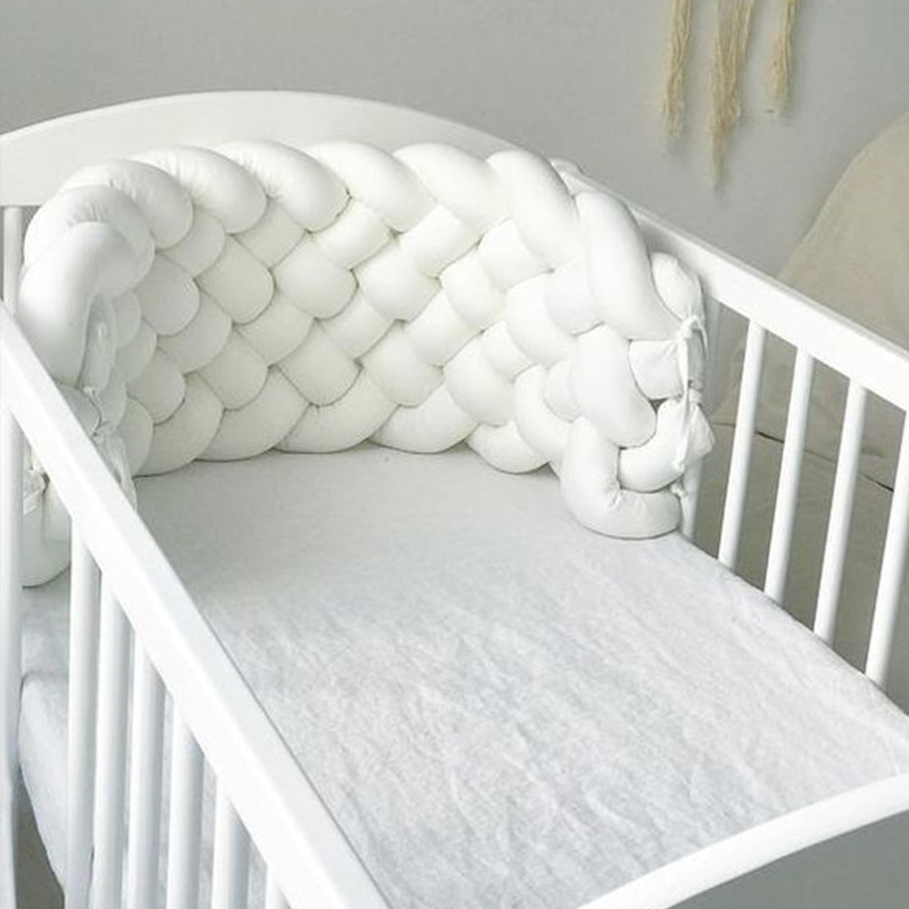 6-Knotted Custom Handmade Bedding Long Cushion Crib Padding