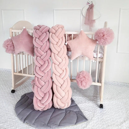 157'' / 6-Knotted Custom Handmade Bedding Long Cushion Crib Padding