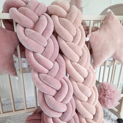 157'' / 6-Knotted Custom Handmade Bedding Long Cushion Crib Padding