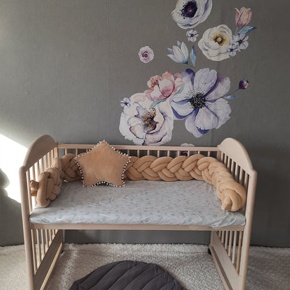 157'' / 6-Knotted Custom Handmade Bedding Long Cushion Crib Padding