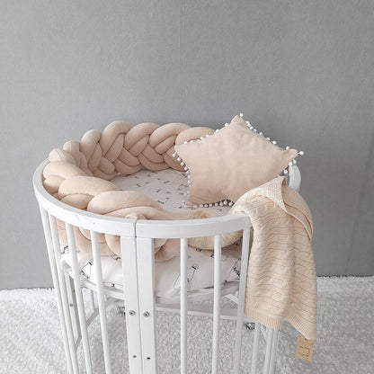 157'' / 6-Knotted Custom Handmade Bedding Long Cushion Crib Padding