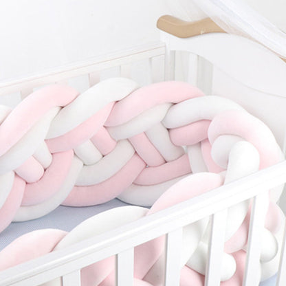 8-Knotted Custom Handmade Bedding Long Cushion Crib Padding