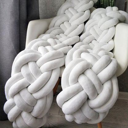 8-Knotted Custom Handmade Bedding Long Cushion Crib Padding