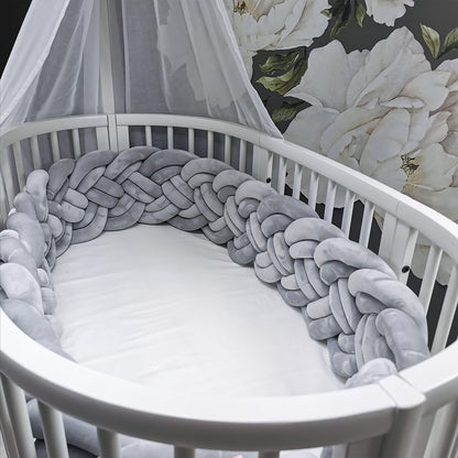 8-Knotted Custom Handmade Bedding Long Cushion Crib Padding