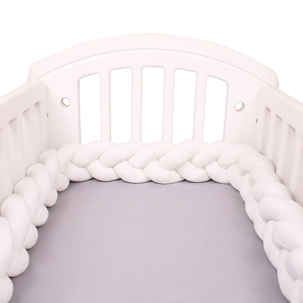 3-Knotted Custom Handmade Bedding Long Cushion Crib Padding