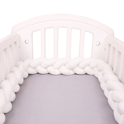 3-Knotted Custom Handmade Bedding Long Cushion Crib Padding