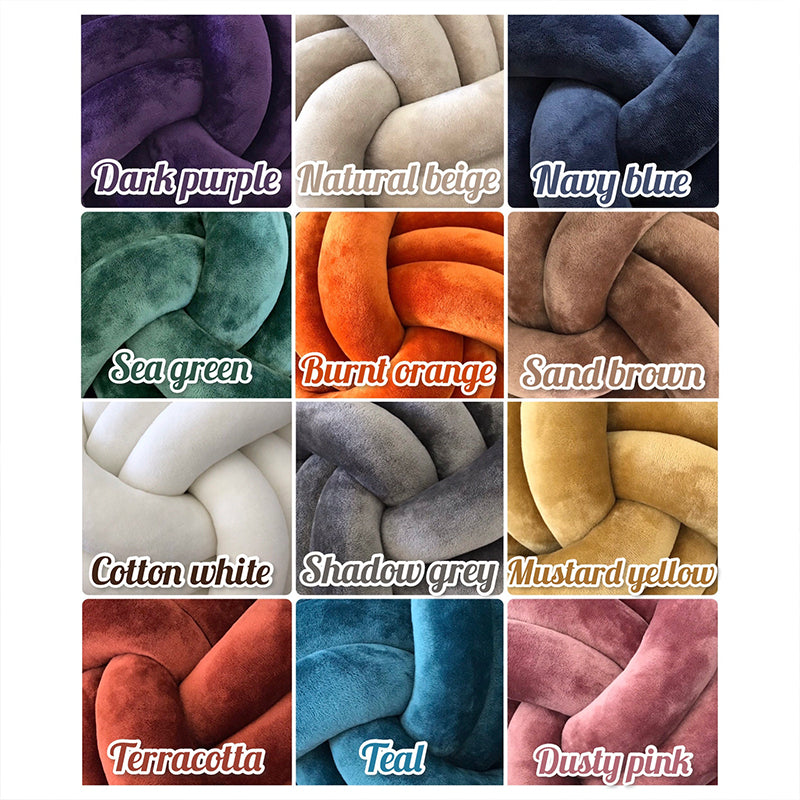 4.4LBS 50mm Cotton Tubes Velour Bumper Tubes for Knot Pillow Weaving DIY