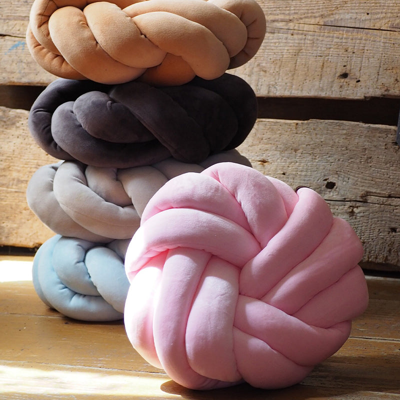 4.4LBS 50mm Cotton Tubes Velour Bumper Tubes for Knot Pillow Weaving DIY