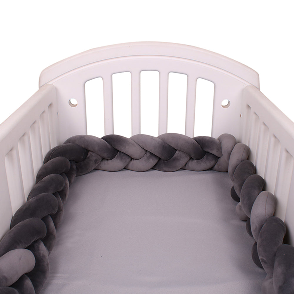 3-Knotted Custom Handmade Bedding Long Cushion Crib Padding