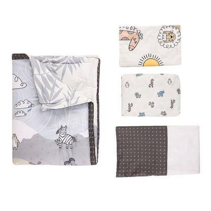 4-Piece Baby Crib Sheet Bedding Set