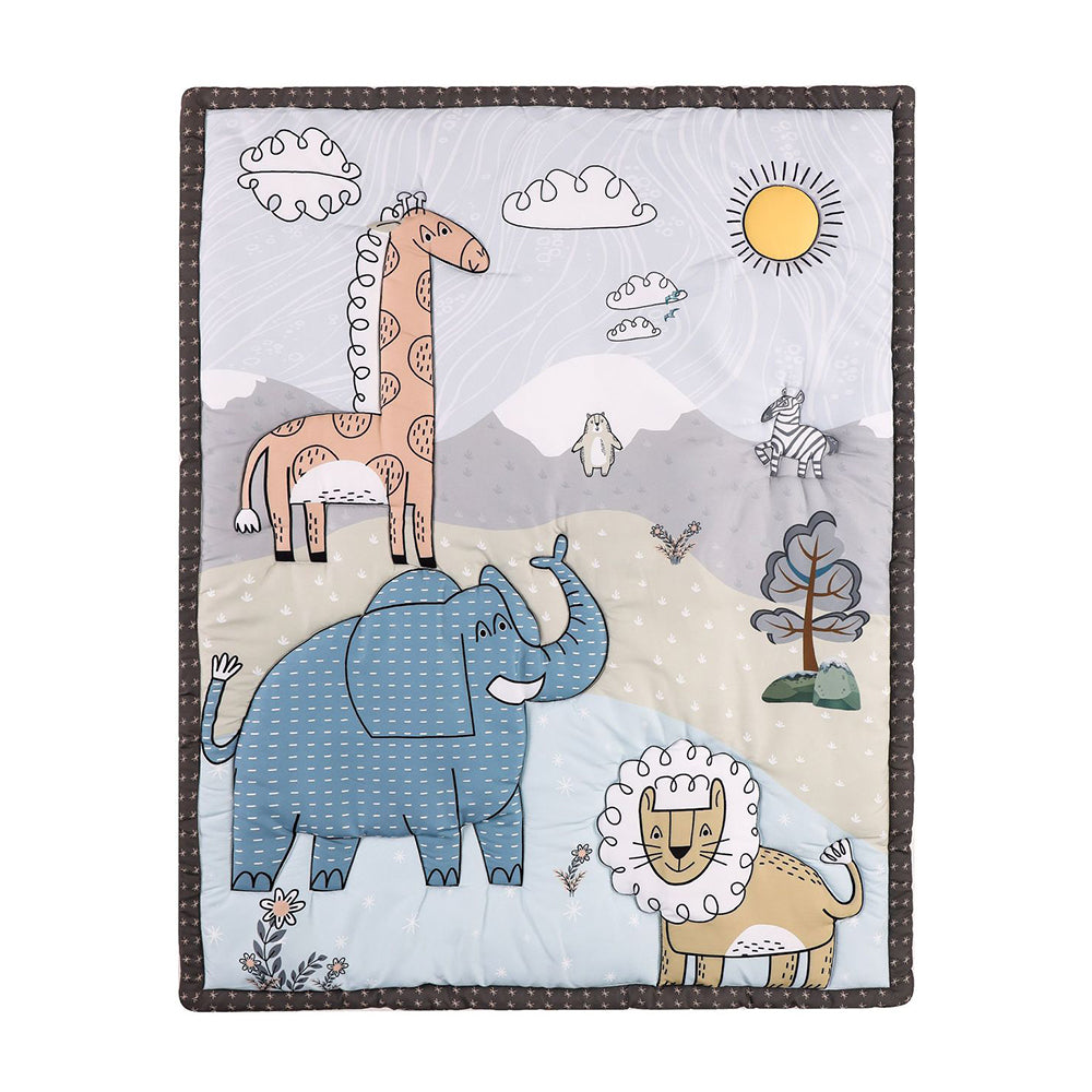 4-Piece Baby Crib Sheet Bedding Set