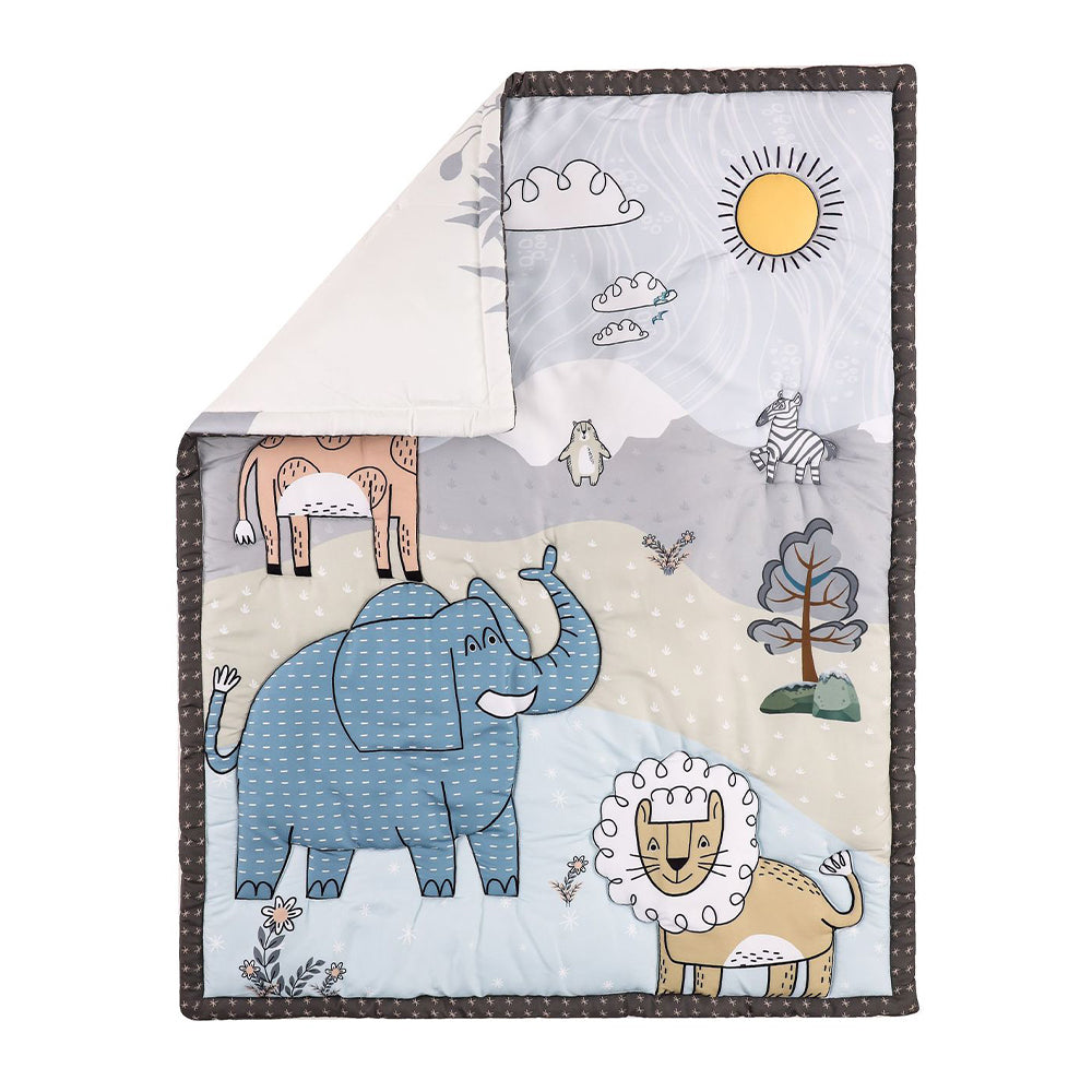 4-Piece Baby Crib Sheet Bedding Set