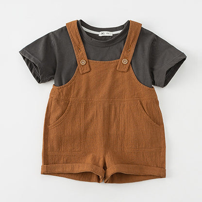 Baby & Toddle Summer Overalls Set