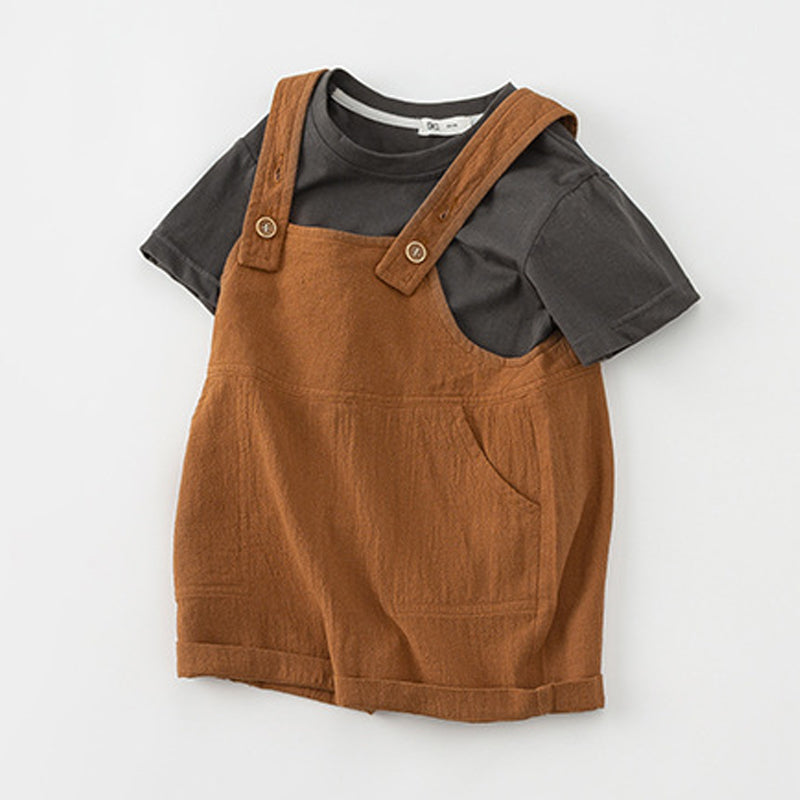 Baby & Toddle Summer Overalls Set